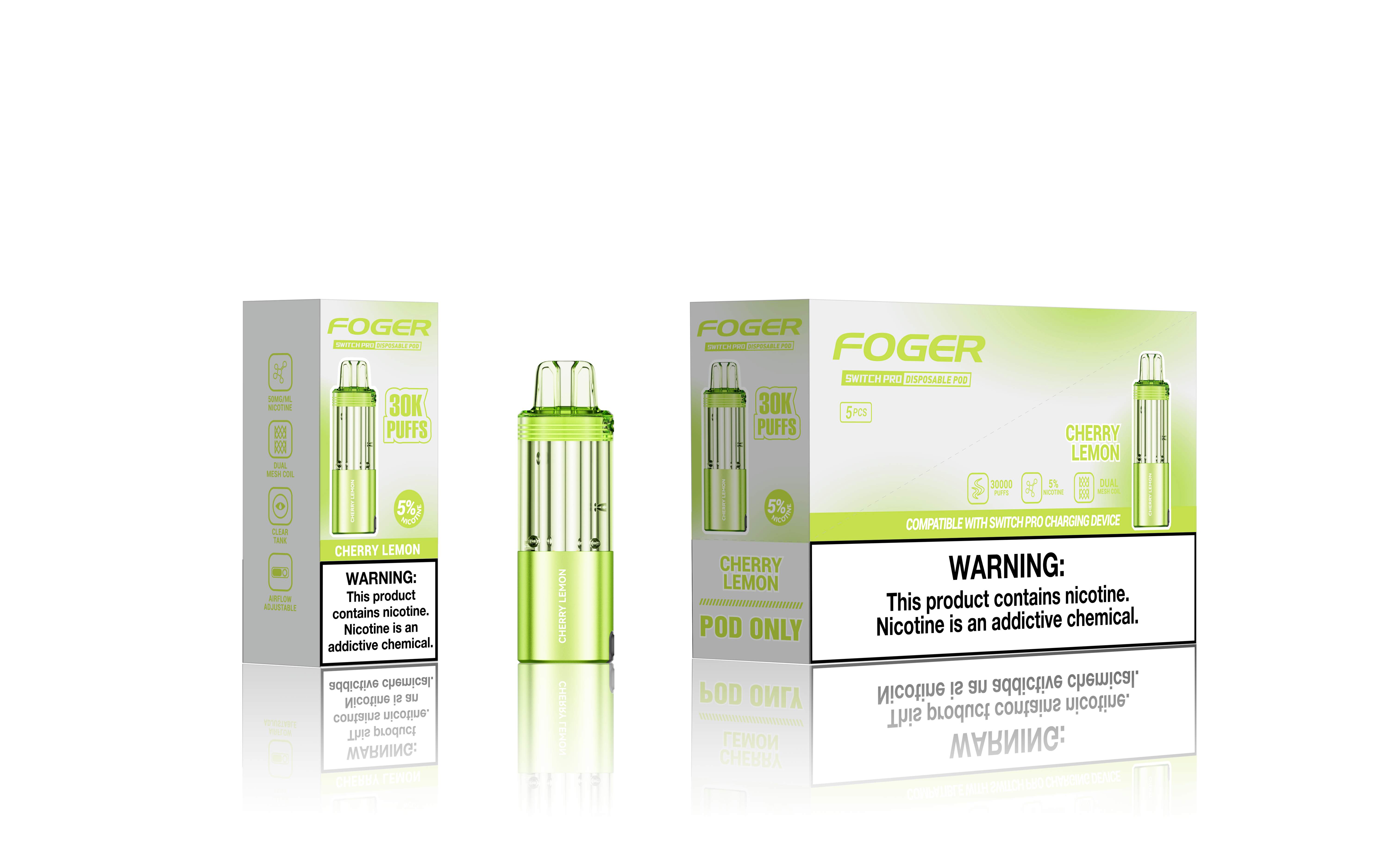 FOGER SWITCH PRO 5% 30K PUFFS DISPOSABLE POD Empire Wholesale FOGER SWITCH PRO 5% 30K PUFFS DISPOSABLE POD Empire Wholesale