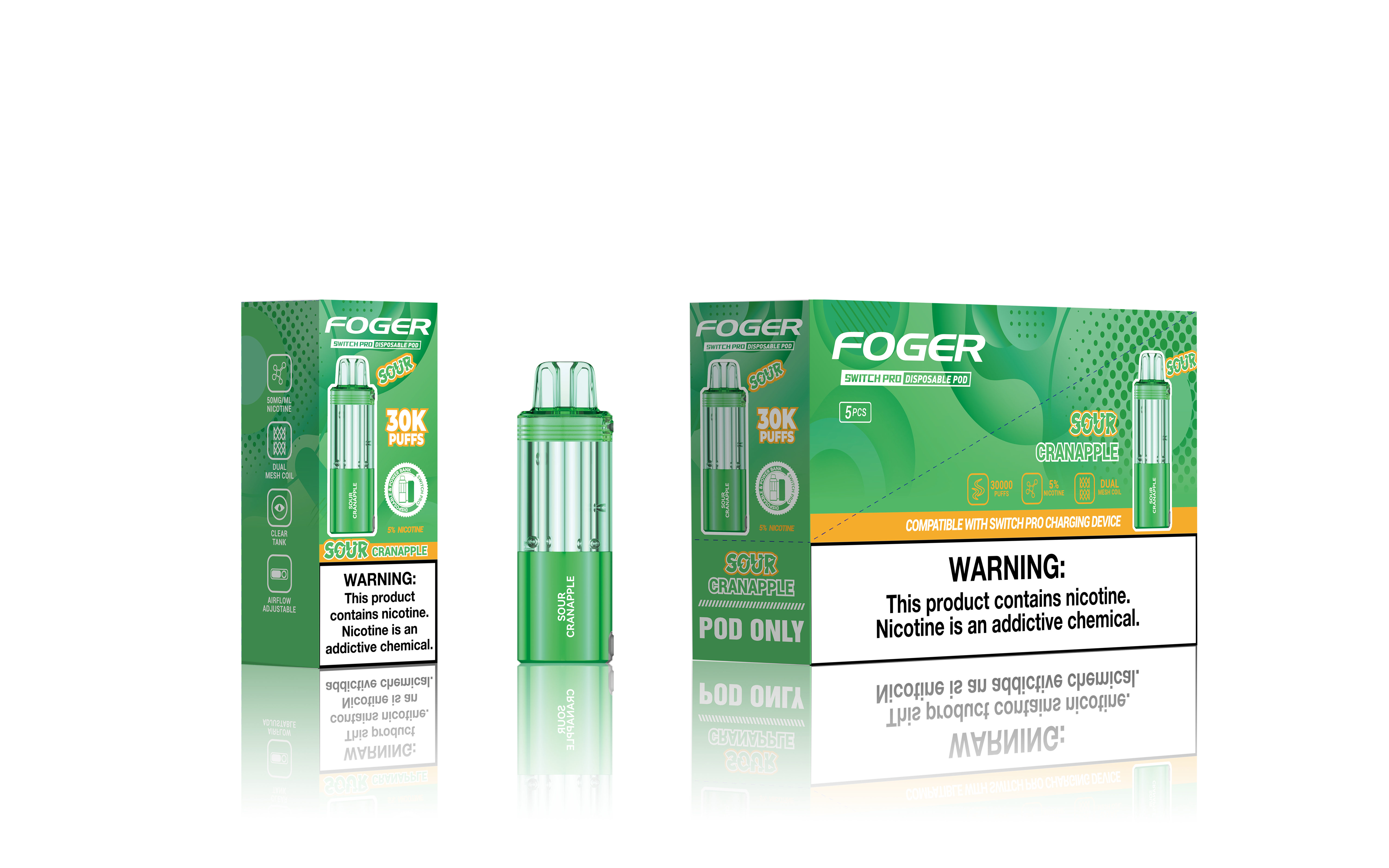 FOGER SWITCH PRO 5% 30K PUFFS DISPOSABLE POD Empire Wholesale FOGER SWITCH PRO 5% 30K PUFFS DISPOSABLE POD Empire Wholesale