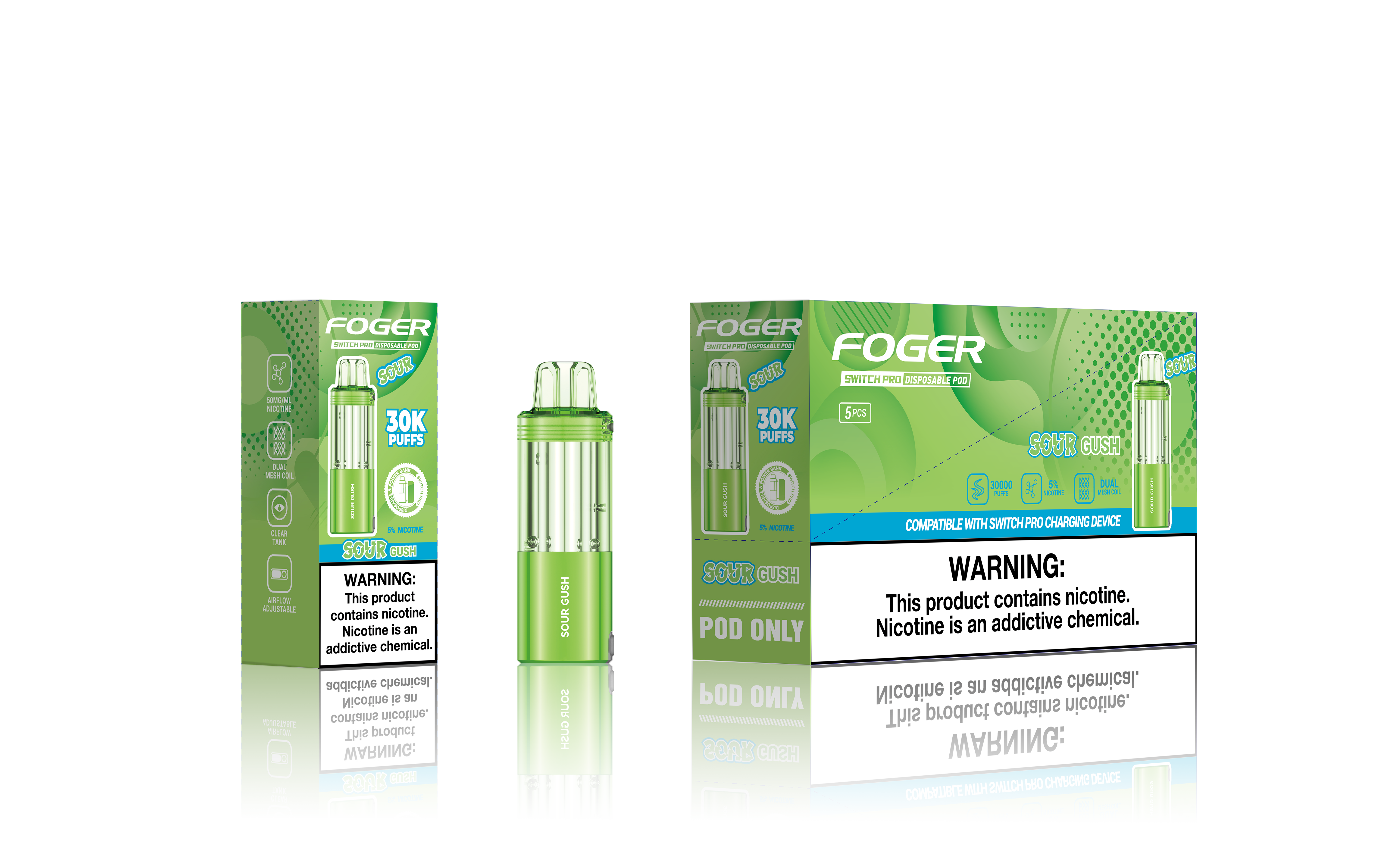 FOGER SWITCH PRO 5% 30K PUFFS DISPOSABLE POD Empire Wholesale FOGER SWITCH PRO 5% 30K PUFFS DISPOSABLE POD Empire Wholesale